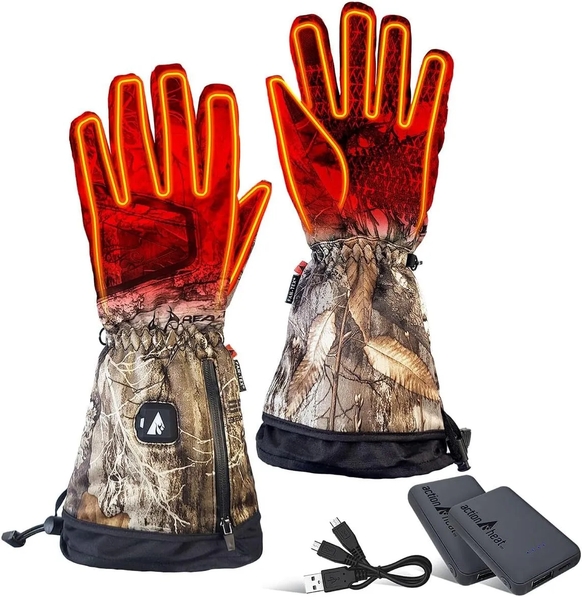 ActionHeat 5V Hunting Gloves for Women – Battery Heated Featherweight Gloves – Durable Waterproof Exterior Shell