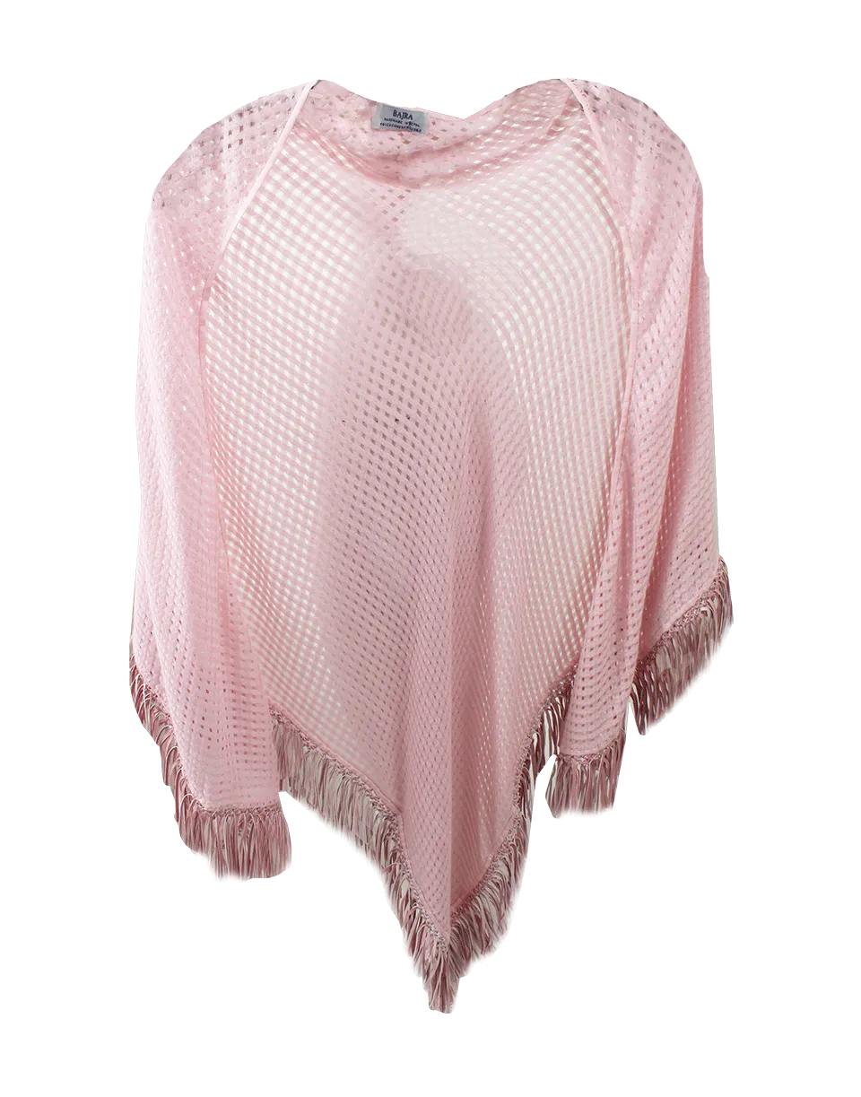 Basket Weave Poncho