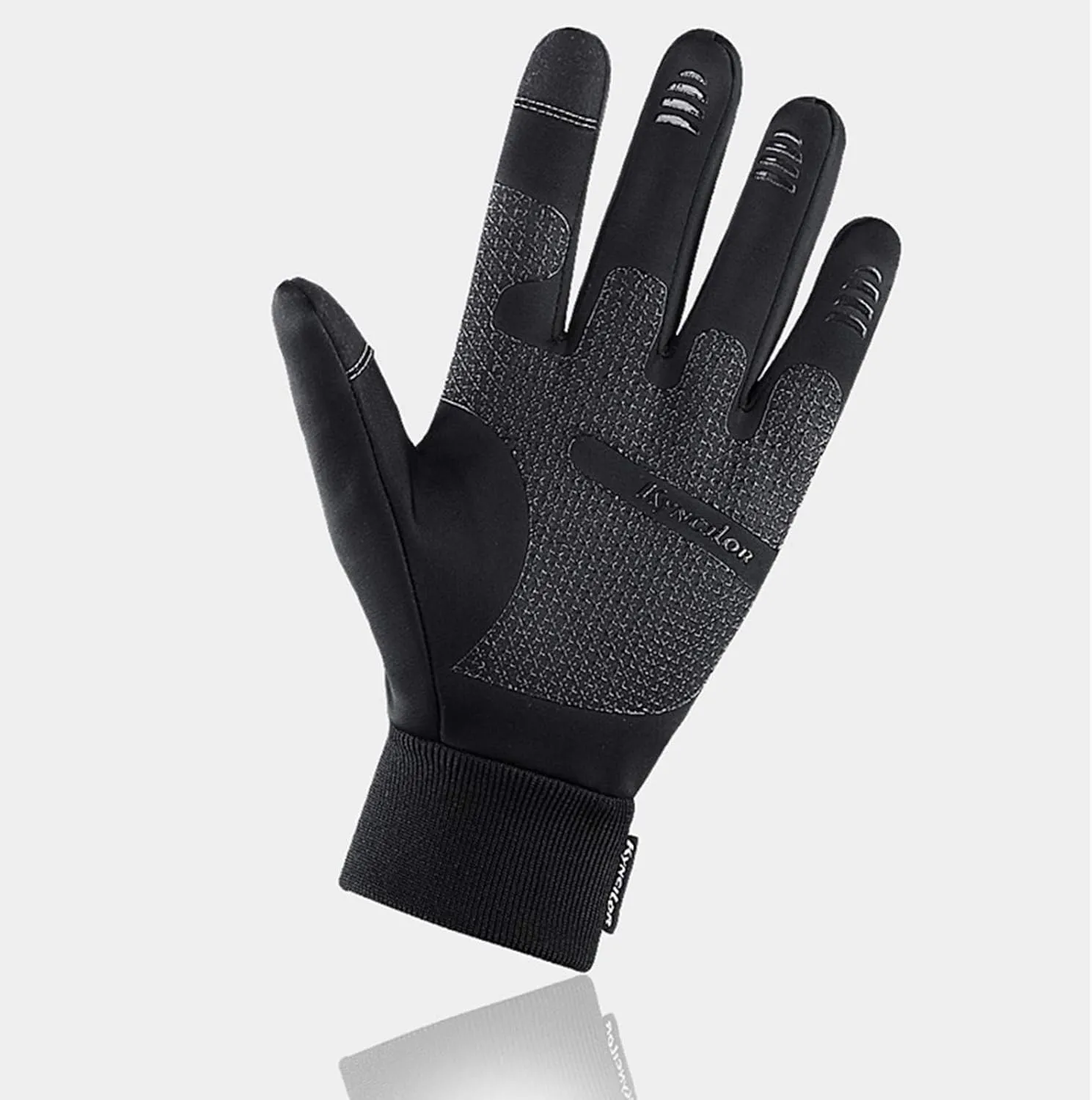 Black Gloves for Cold Weather Mens Winter Gloves Touchscreen Gloves Workout Gloves for Men Thin Windproof Anti Slip Gloves for Hiking Bike Cycling Texting Skiing Outdoor Sports Gloves