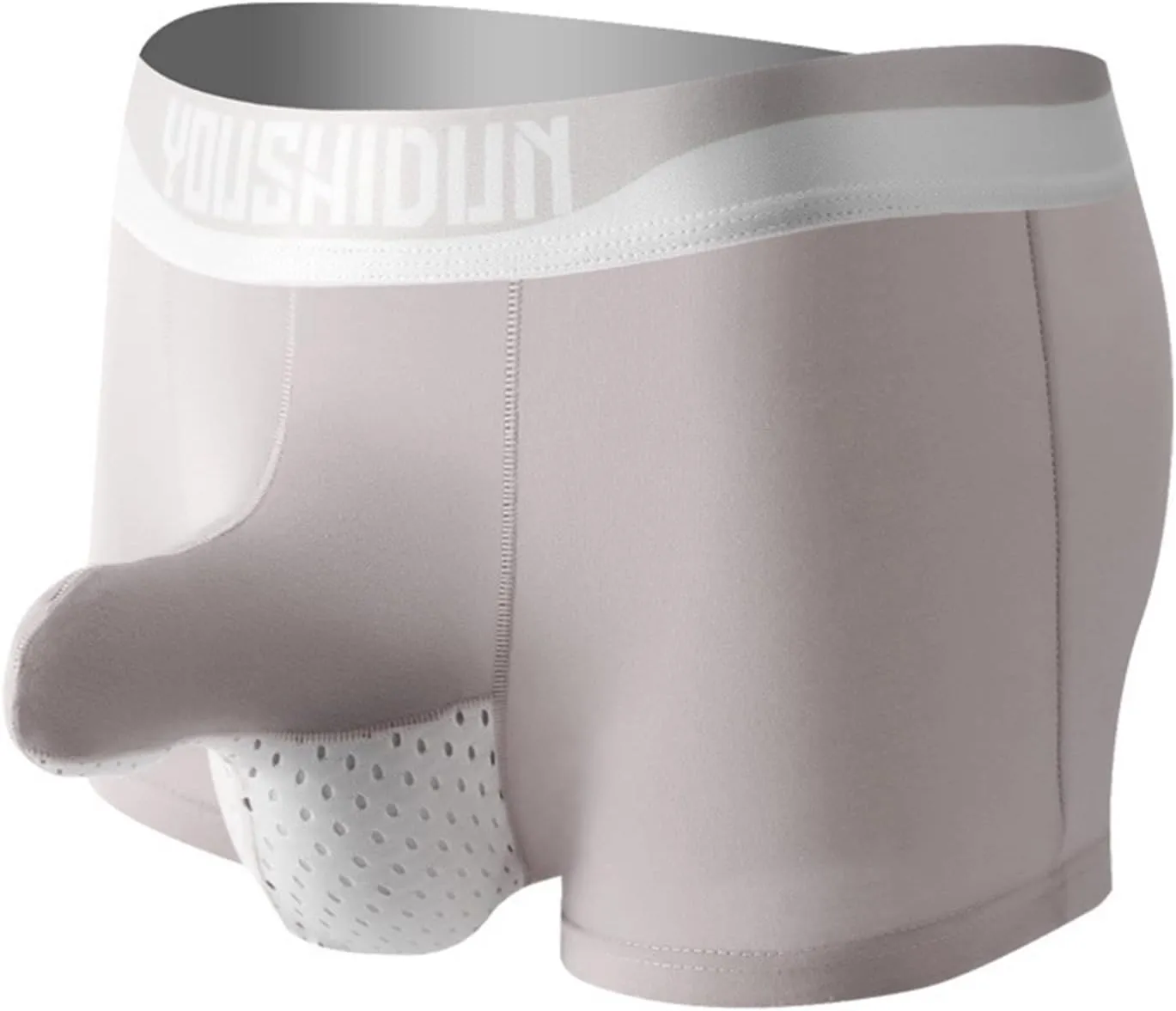 Boxers for Men Male Casual Solid Mesh Elephant Trunk Breathable Underwear Pant Knickers Comfortable Boxer
