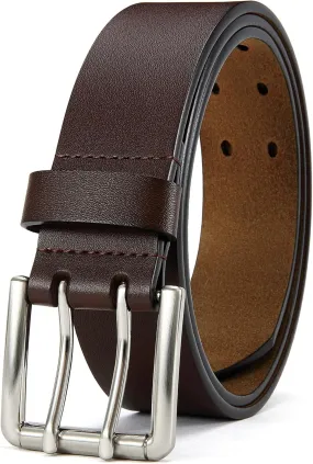CHAOREN Full Grain Leather Belts for Men - Mens Belt for Jeans - Timeless Elegance for Casual Dress