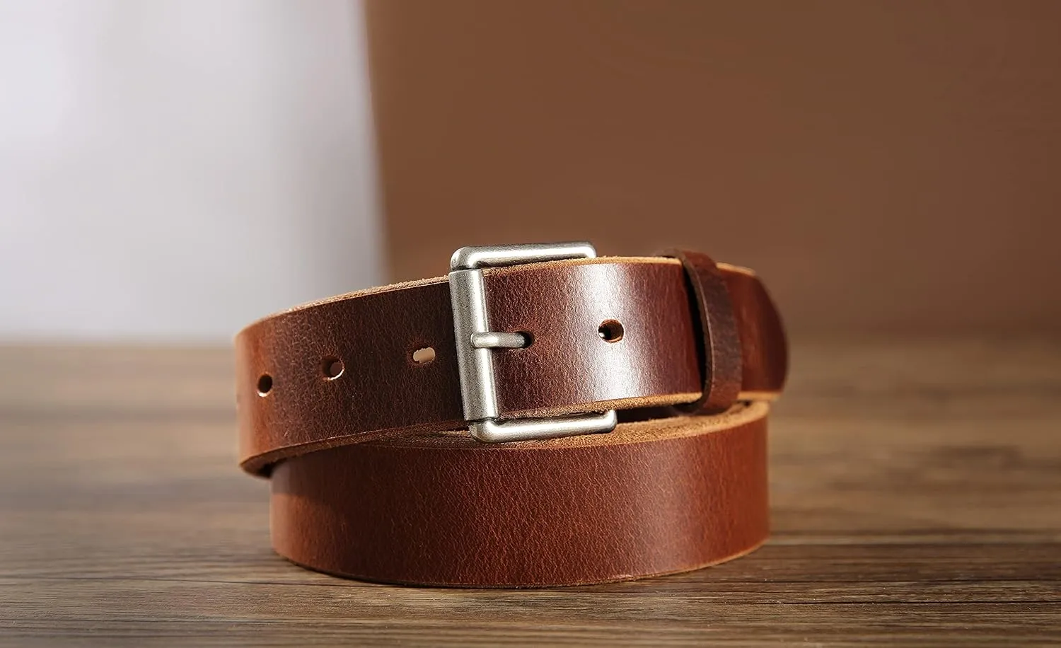 CHAOREN Full Grain Leather Belts for Men - Mens Belt for Jeans - Timeless Elegance for Casual Dress