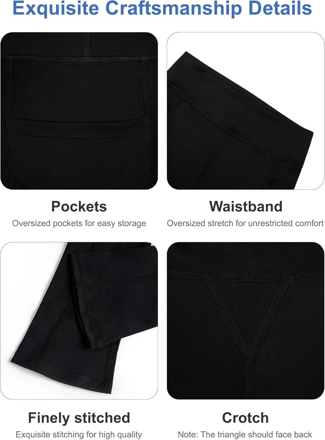 DIPUG Girls Flare Leggings Yoga Pants with Side Pockets Extra Stretch Ideal for Dance Jazz Sports and Everyday Wear