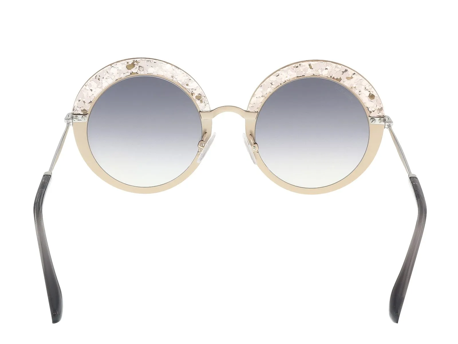 Jimmy Choo Gotha/S 068I Semi Matte Black Round Sunglasses