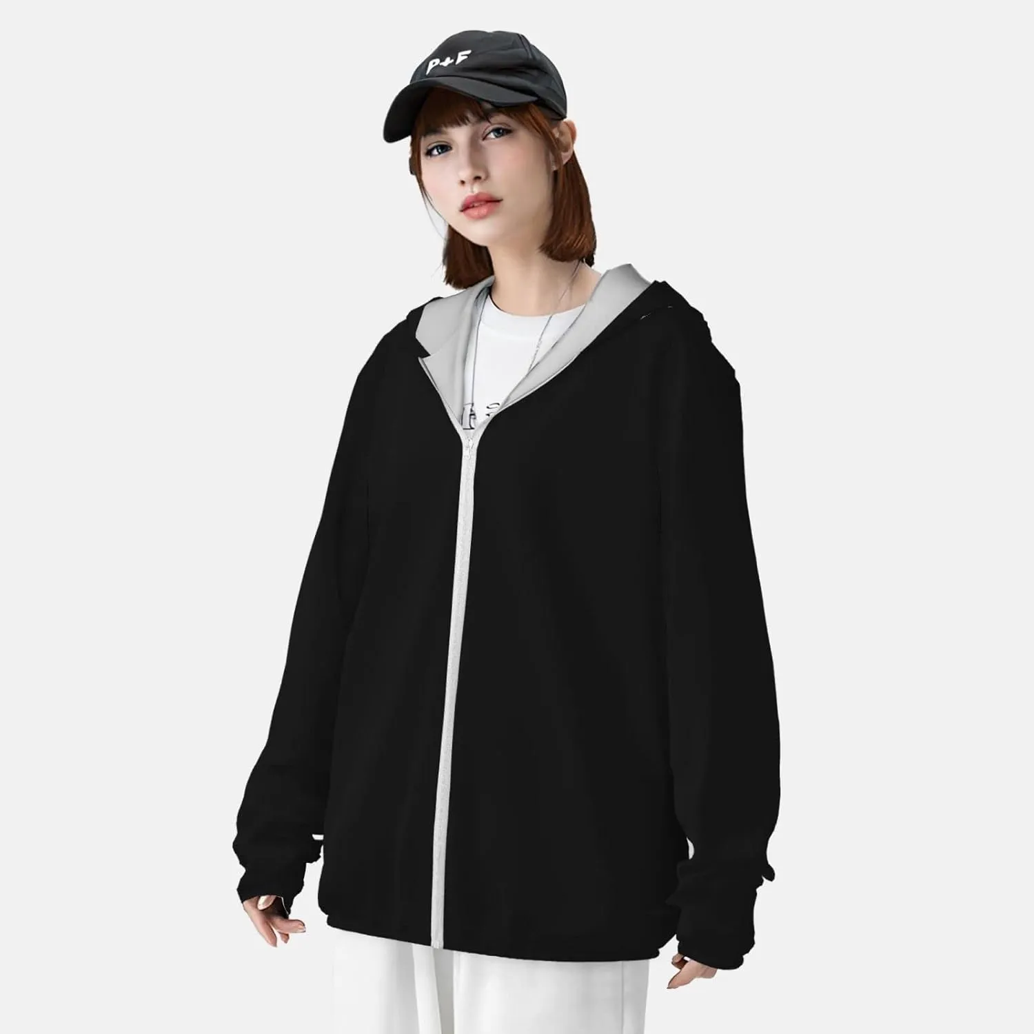 LGBT Rainbow Proud Ally Sun Protection Hoodie Man Women's Full Zip UPF 50  Sun Shirts Long Sleeve Fishing Shirt