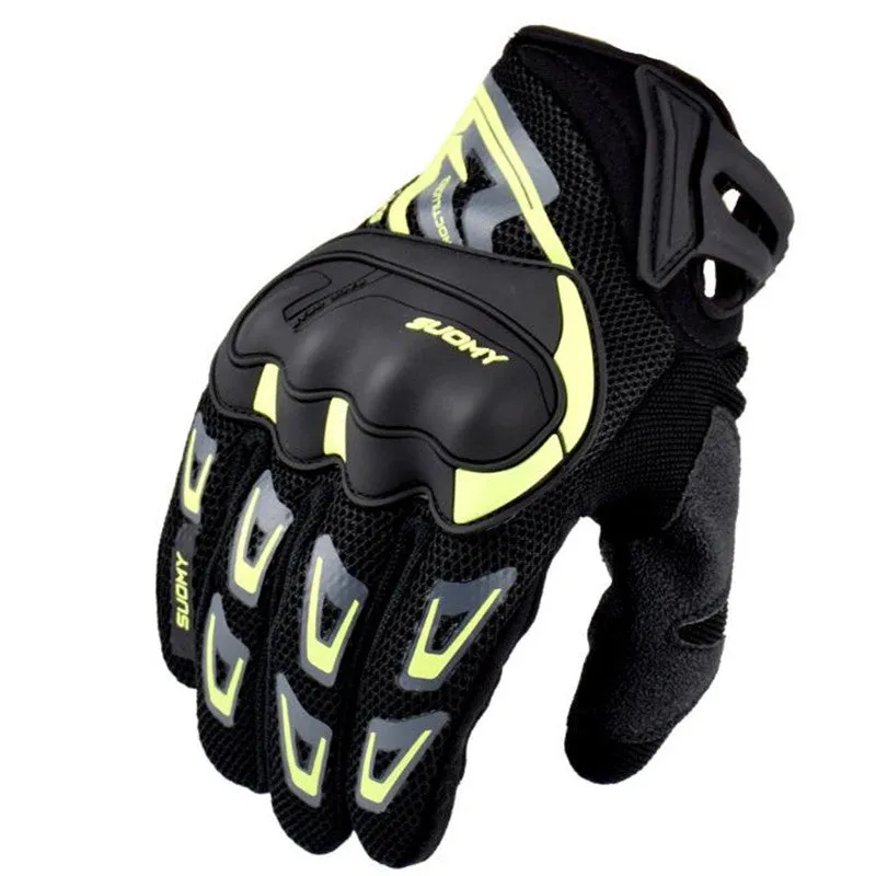 Motorcycle Touch Screen Gloves With Thin Mesh