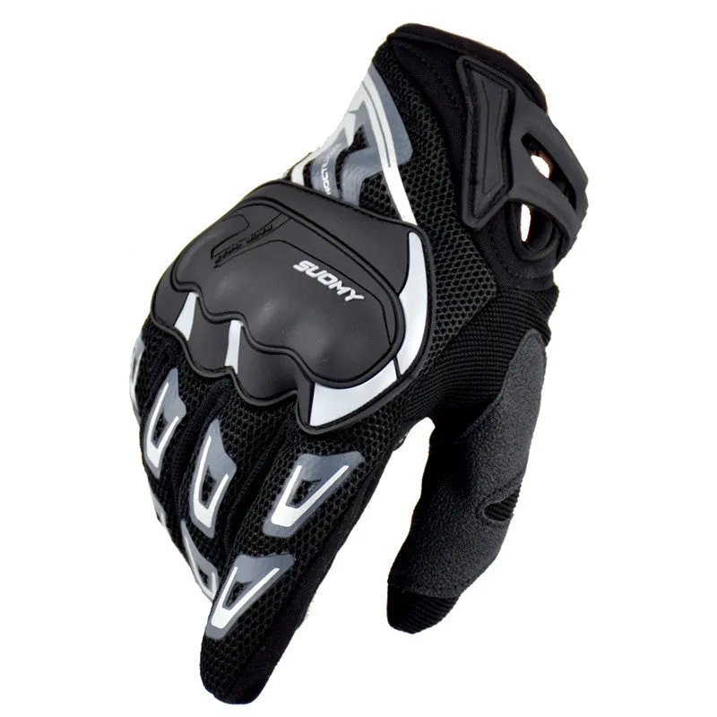 Motorcycle Touch Screen Gloves With Thin Mesh