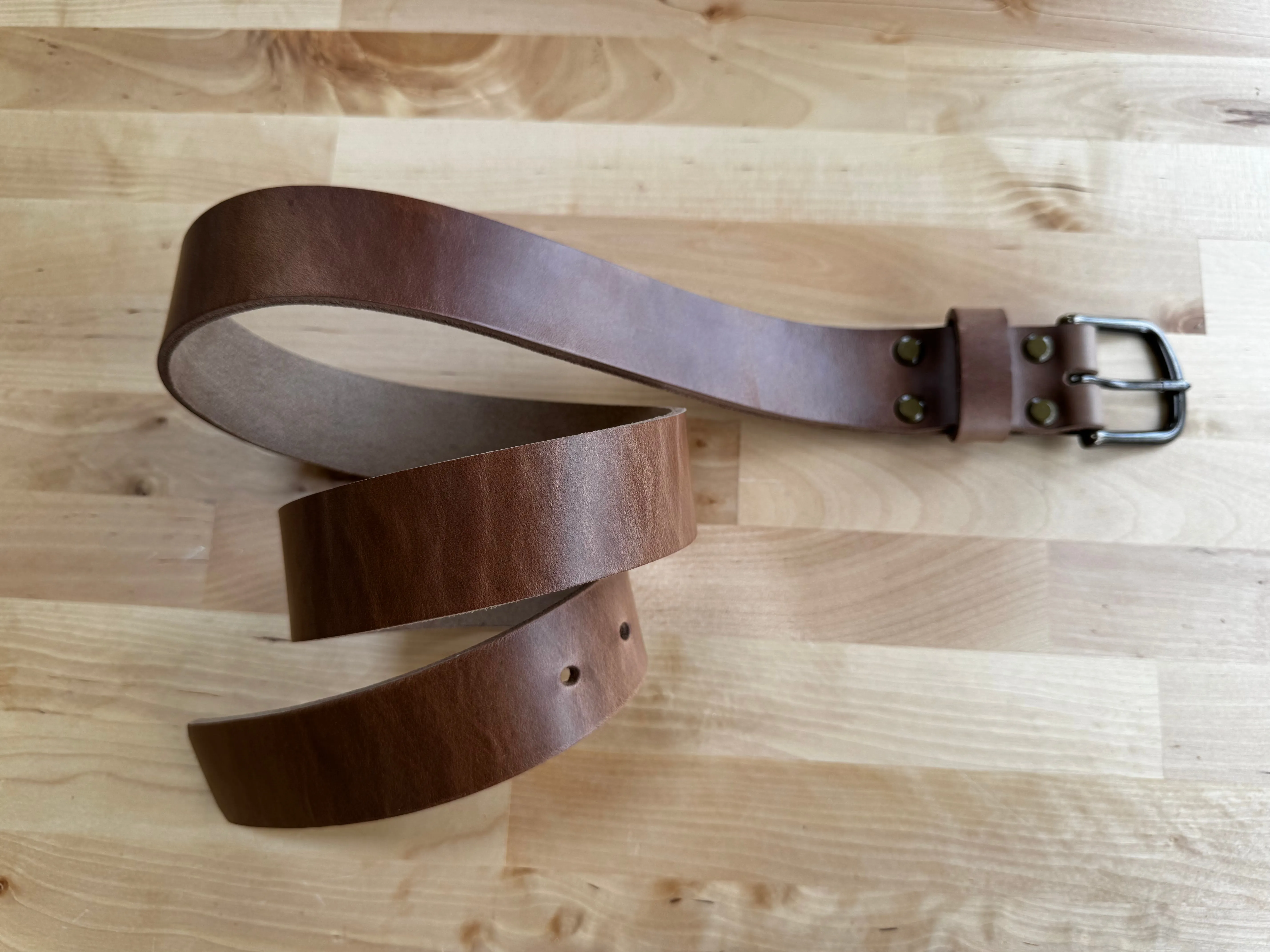 No. 8 VAQUERO Full Grain Leather Belt - Horween Leather
