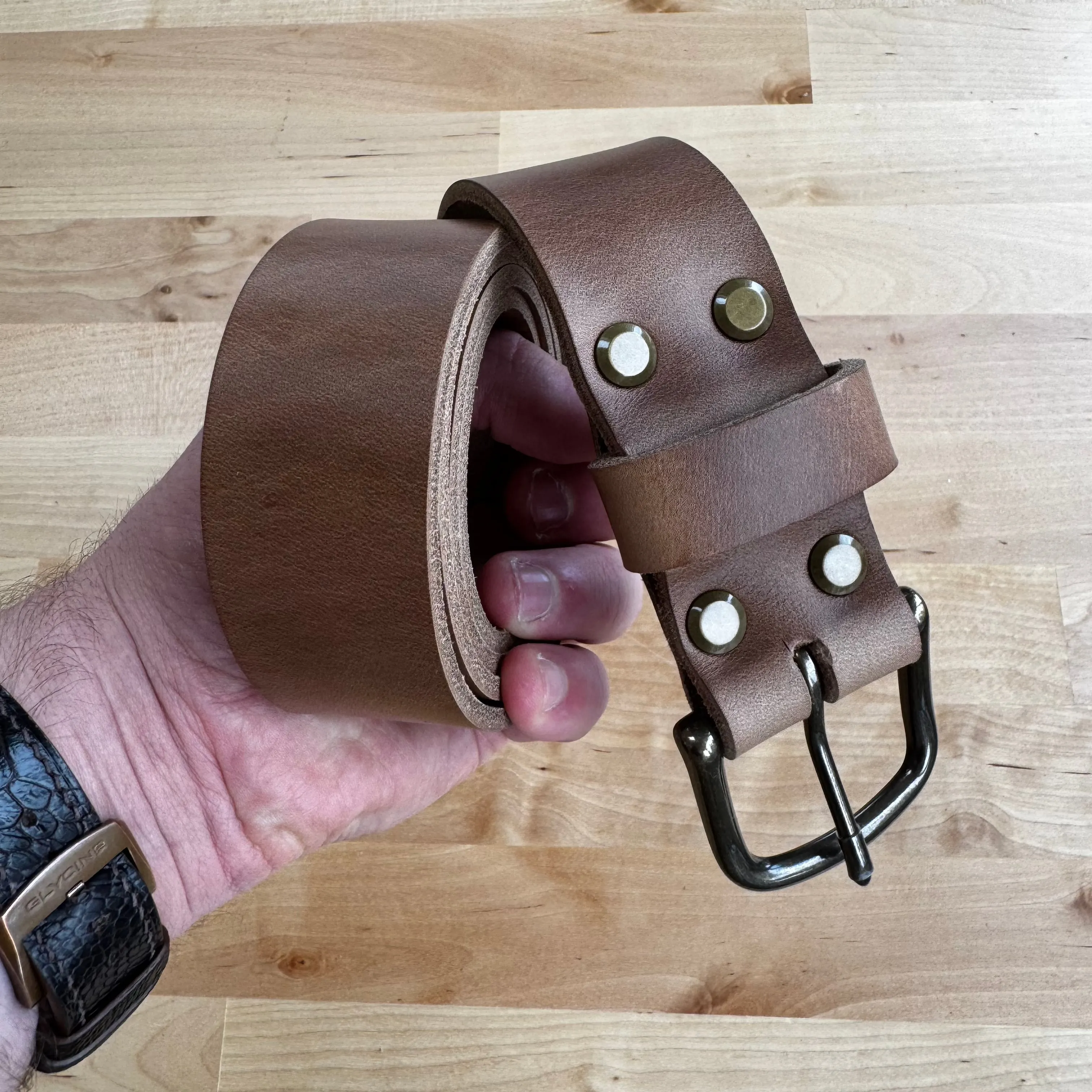 No. 8 VAQUERO Full Grain Leather Belt - Horween Leather