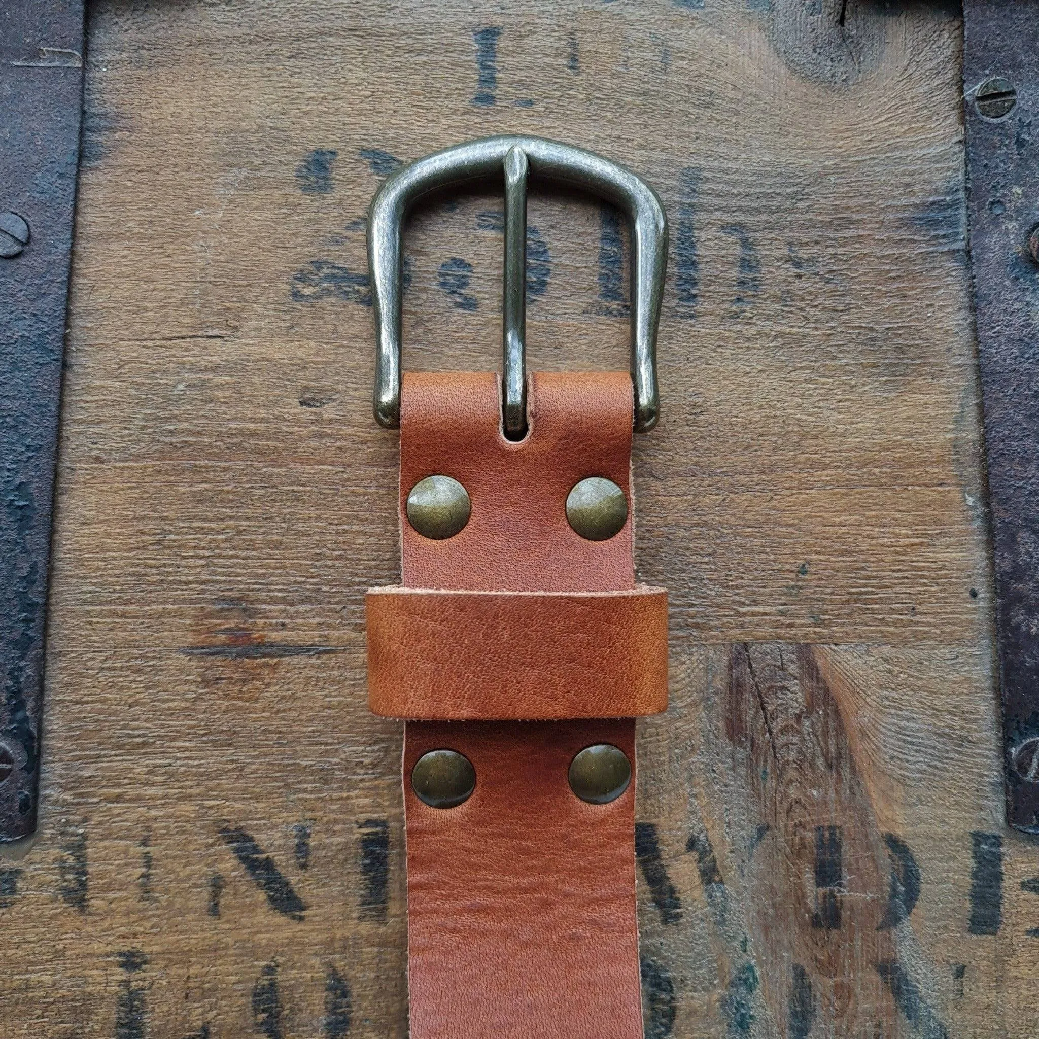 No. 8 VAQUERO Full Grain Leather Belt - Horween Leather