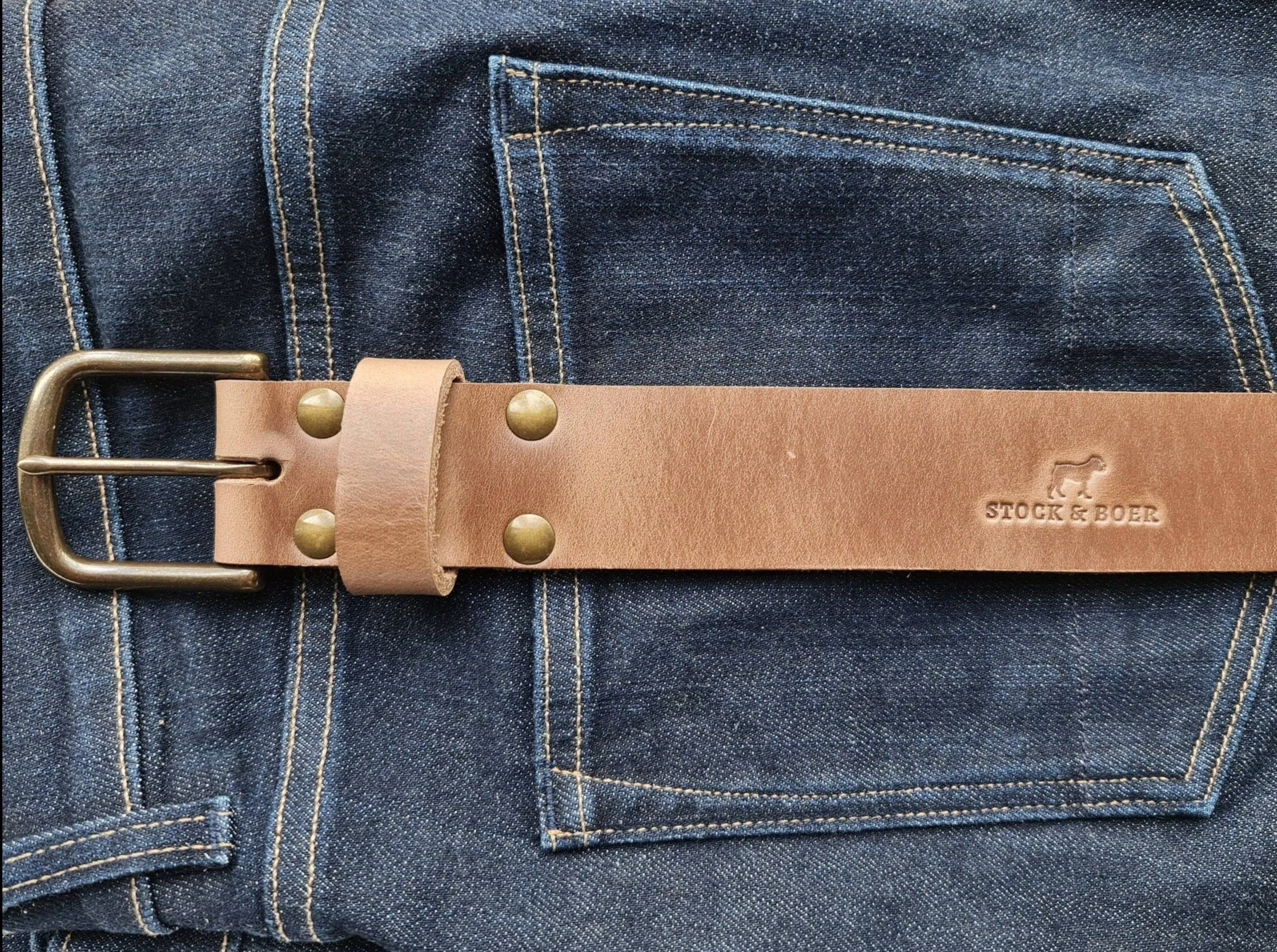 No. 8 VAQUERO Full Grain Leather Belt - Horween Leather