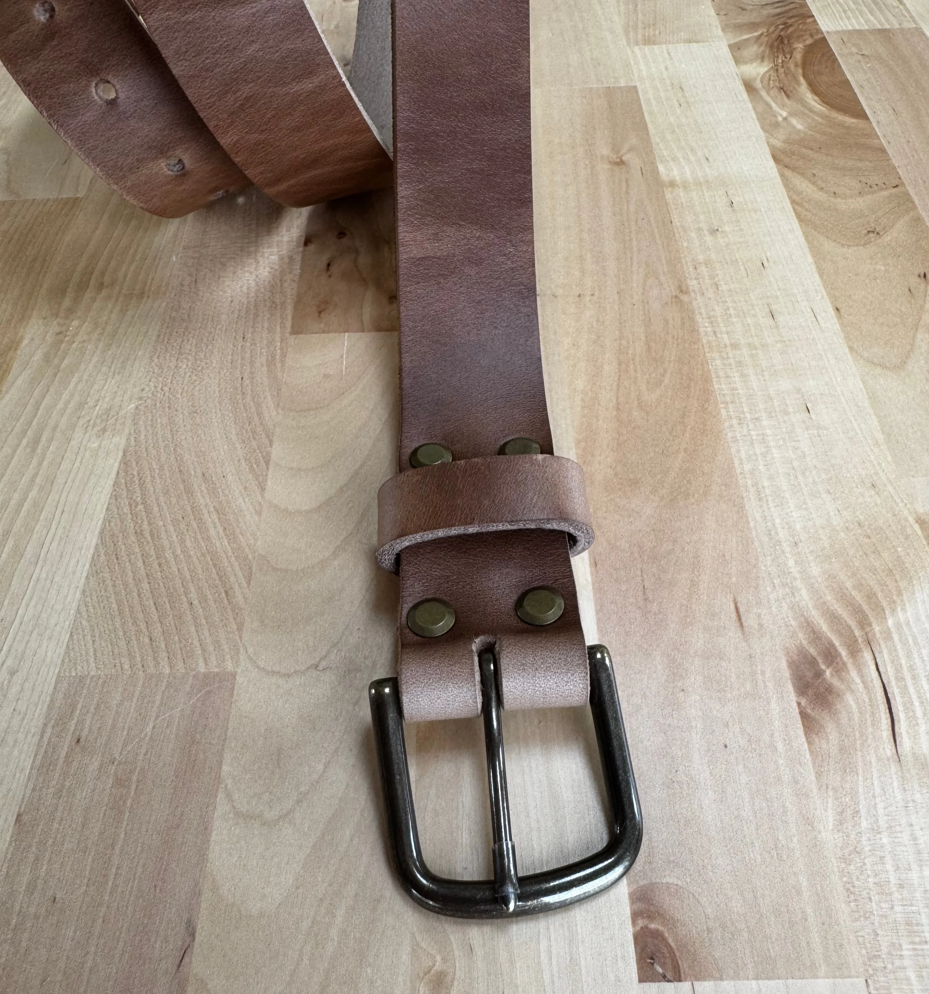 No. 8 VAQUERO Full Grain Leather Belt - Horween Leather