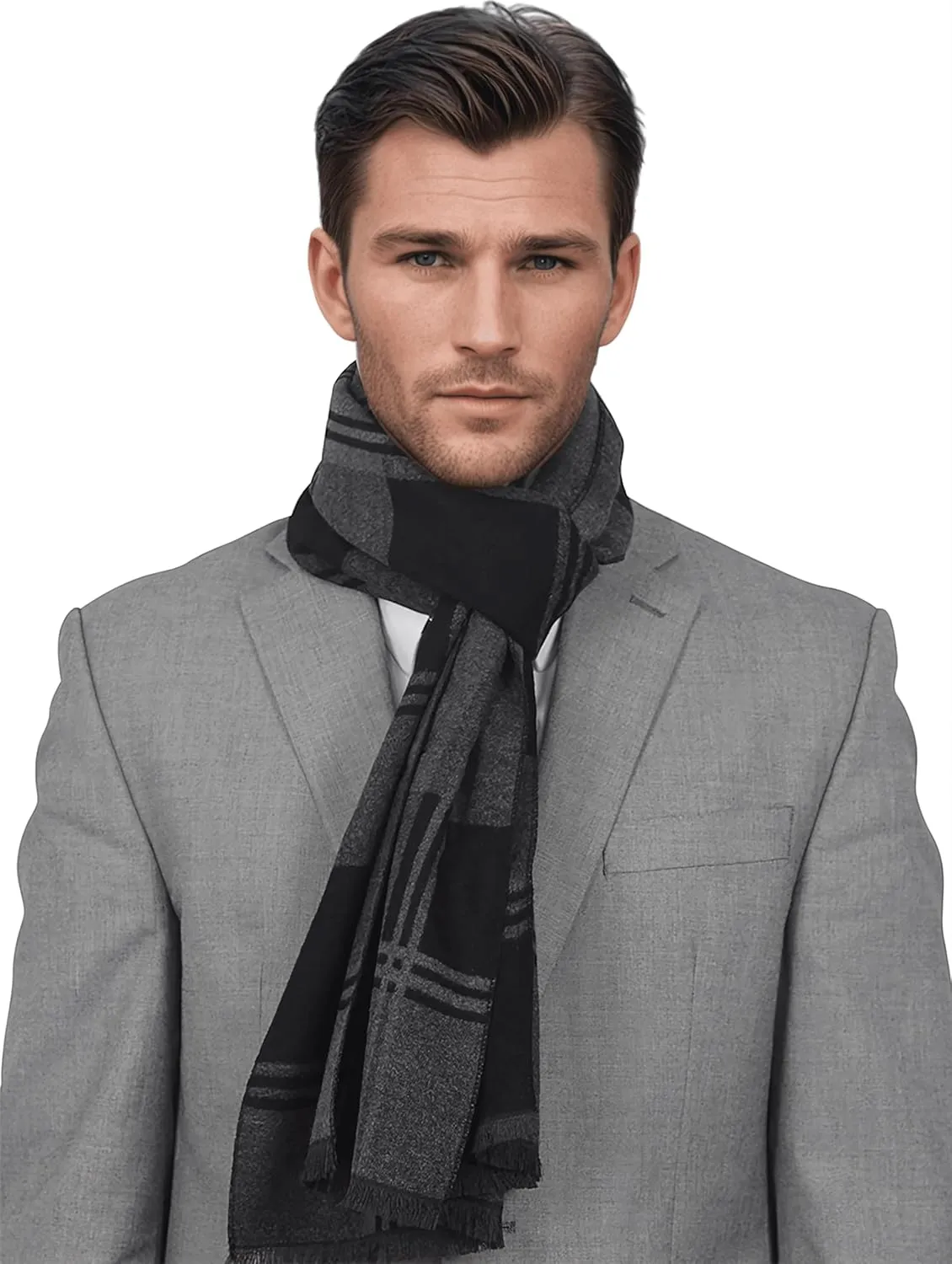 Ocomfly Mens Scarf  Gift Boxed Premium Scarf for Men. Ultra Warm, Soft, Durable & Stylish, Mens Scarf Winter