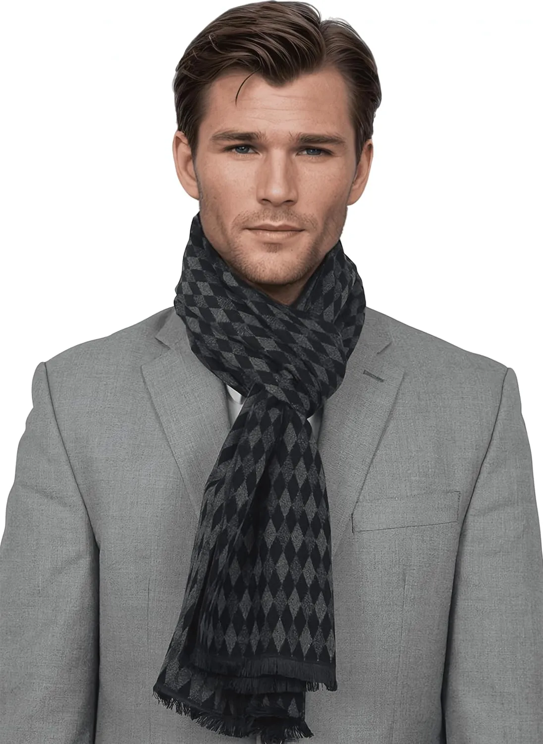 Ocomfly Mens Scarf  Gift Boxed Premium Scarf for Men. Ultra Warm, Soft, Durable & Stylish, Mens Scarf Winter
