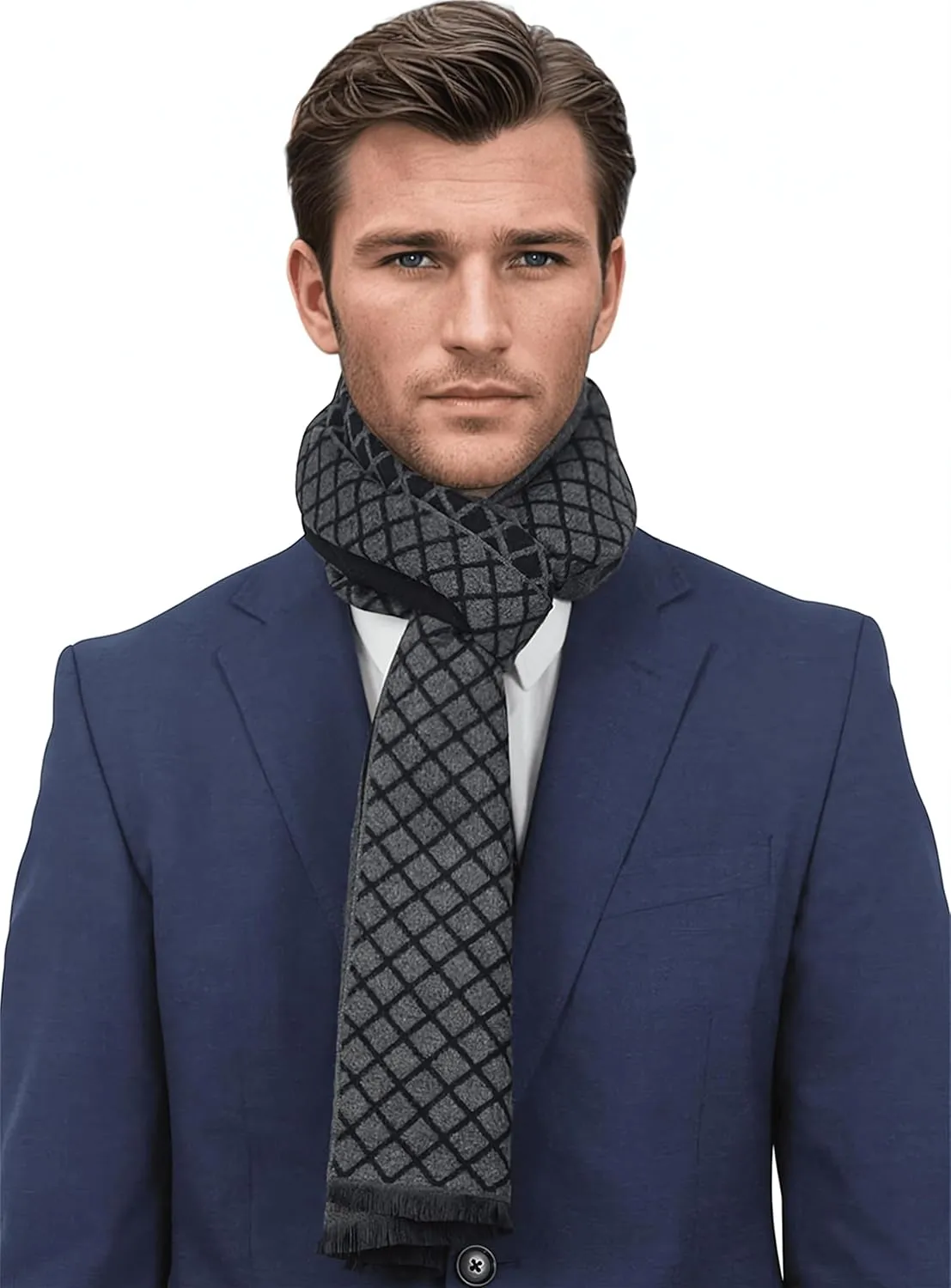 Ocomfly Mens Scarf  Gift Boxed Premium Scarf for Men. Ultra Warm, Soft, Durable & Stylish, Mens Scarf Winter