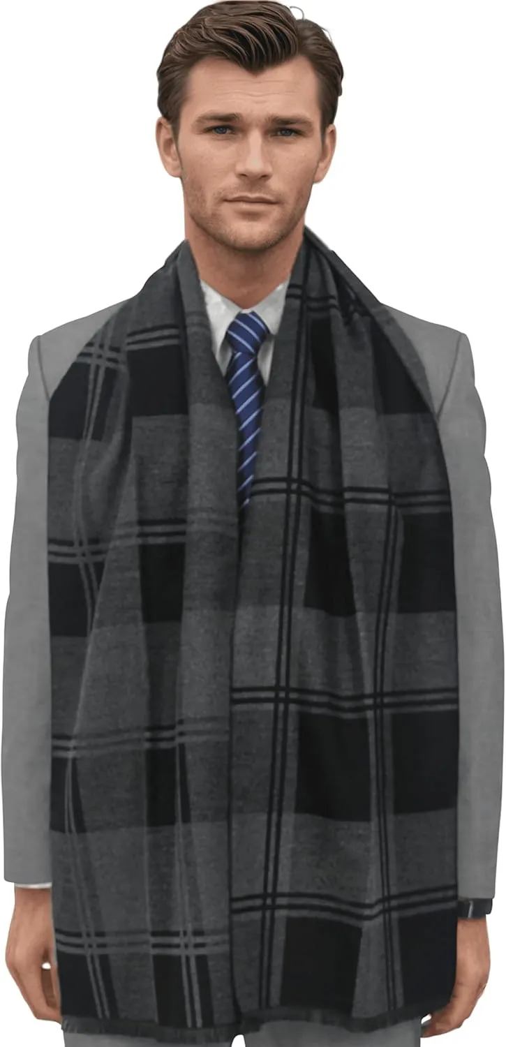 Ocomfly Mens Scarf  Gift Boxed Premium Scarf for Men. Ultra Warm, Soft, Durable & Stylish, Mens Scarf Winter