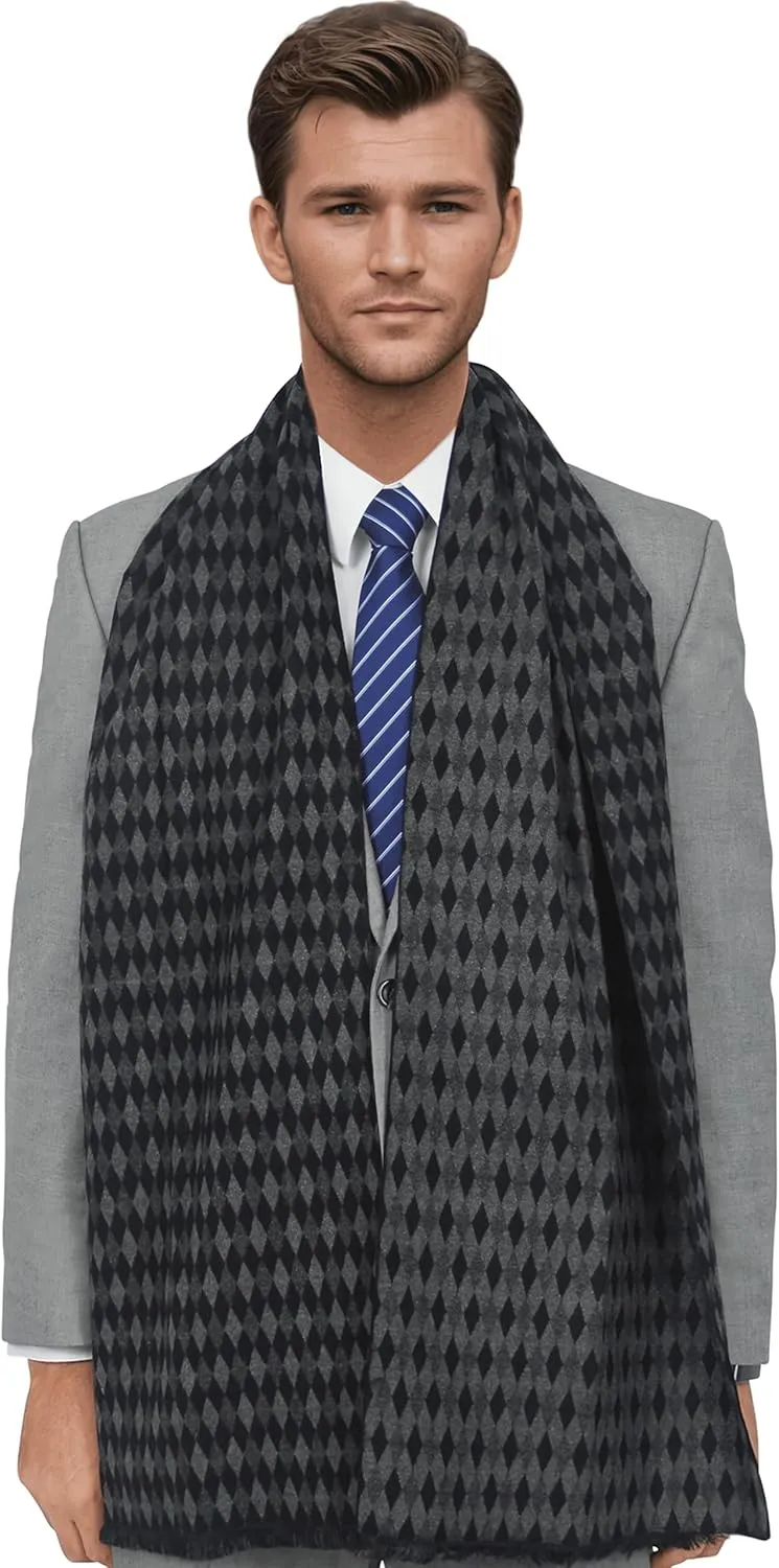 Ocomfly Mens Scarf  Gift Boxed Premium Scarf for Men. Ultra Warm, Soft, Durable & Stylish, Mens Scarf Winter