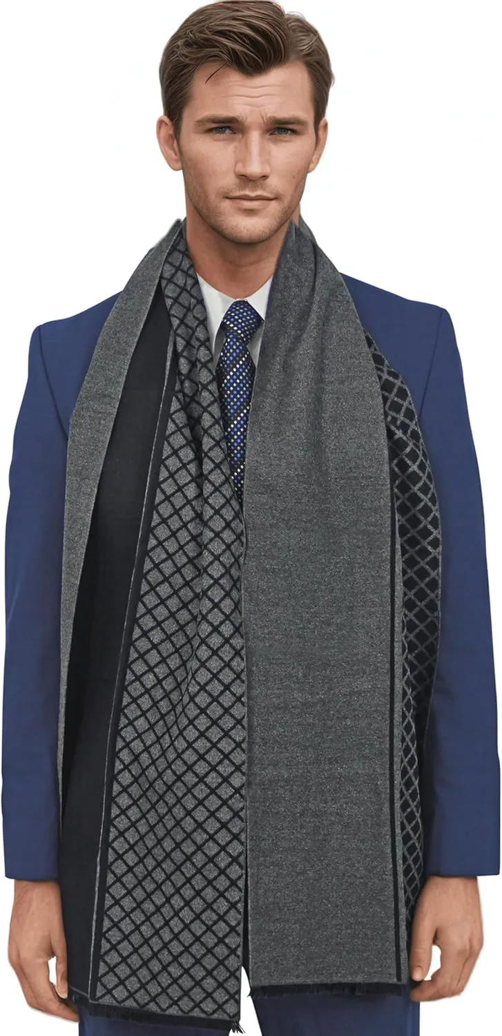 Ocomfly Mens Scarf  Gift Boxed Premium Scarf for Men. Ultra Warm, Soft, Durable & Stylish, Mens Scarf Winter