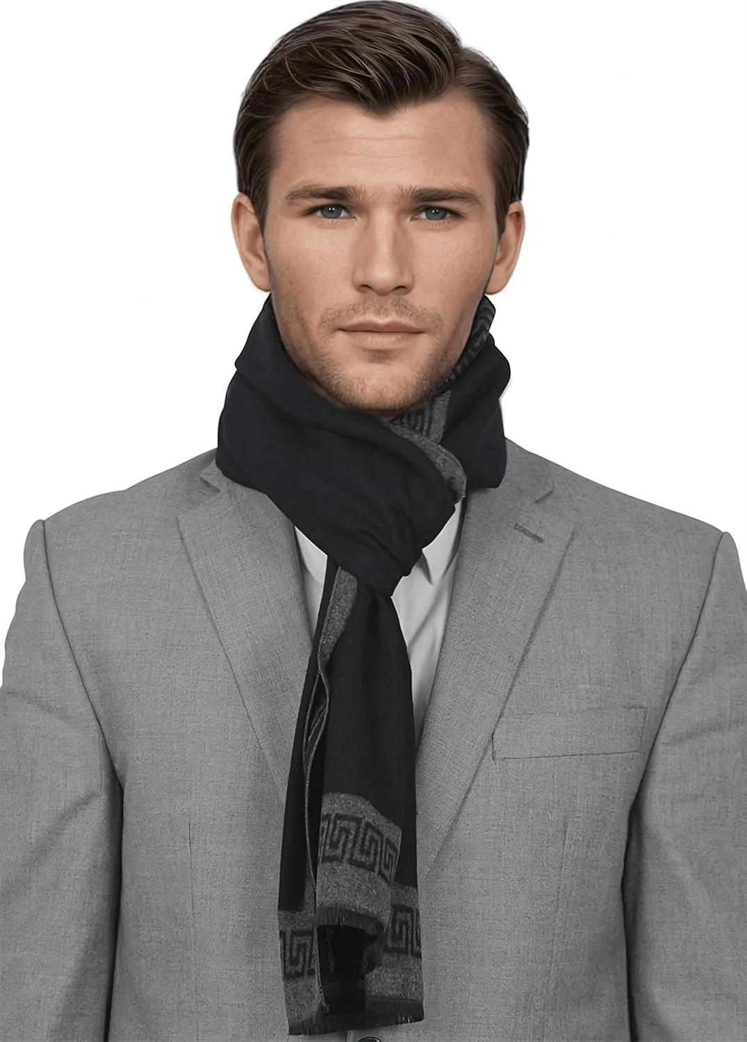 Ocomfly Mens Scarf  Gift Boxed Premium Scarf for Men. Ultra Warm, Soft, Durable & Stylish, Mens Scarf Winter