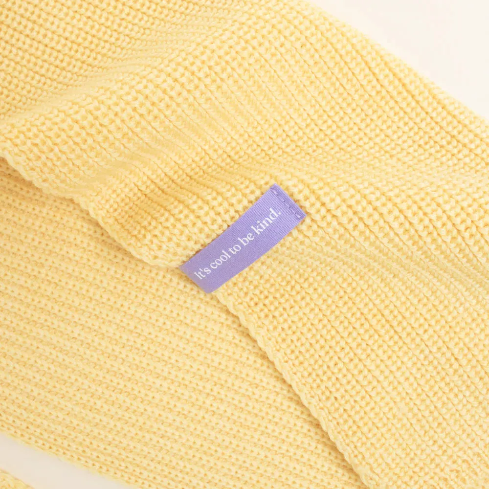 Scarves made of Merino Wool - Yellow