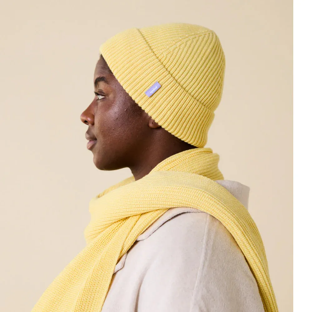 Scarves made of Merino Wool - Yellow