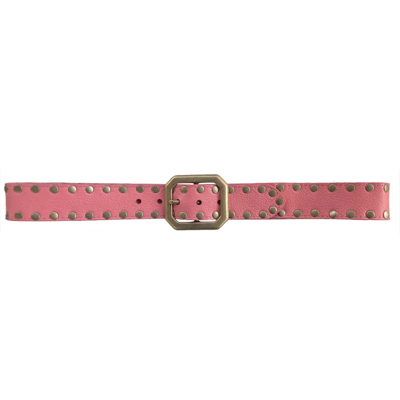 Squared Off Buckle - Carnation