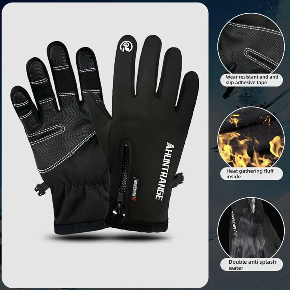 USB Heated Gloves for Men and Women,Touch Screen Thermal Hand Warming Windproof Gloves,Winter Warm Glove Liners, Thin Gloves Riding Ski Snowboarding Hiking Cycling Hand Warmers with 4.92 Cable