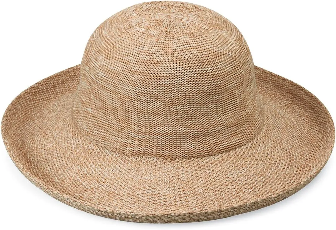 Wallaroo Hat Company Women’s Petite Victoria Sun Hat – Wide Brim, Packable, Adjustable, Breathable, Small Summer Beach Hat