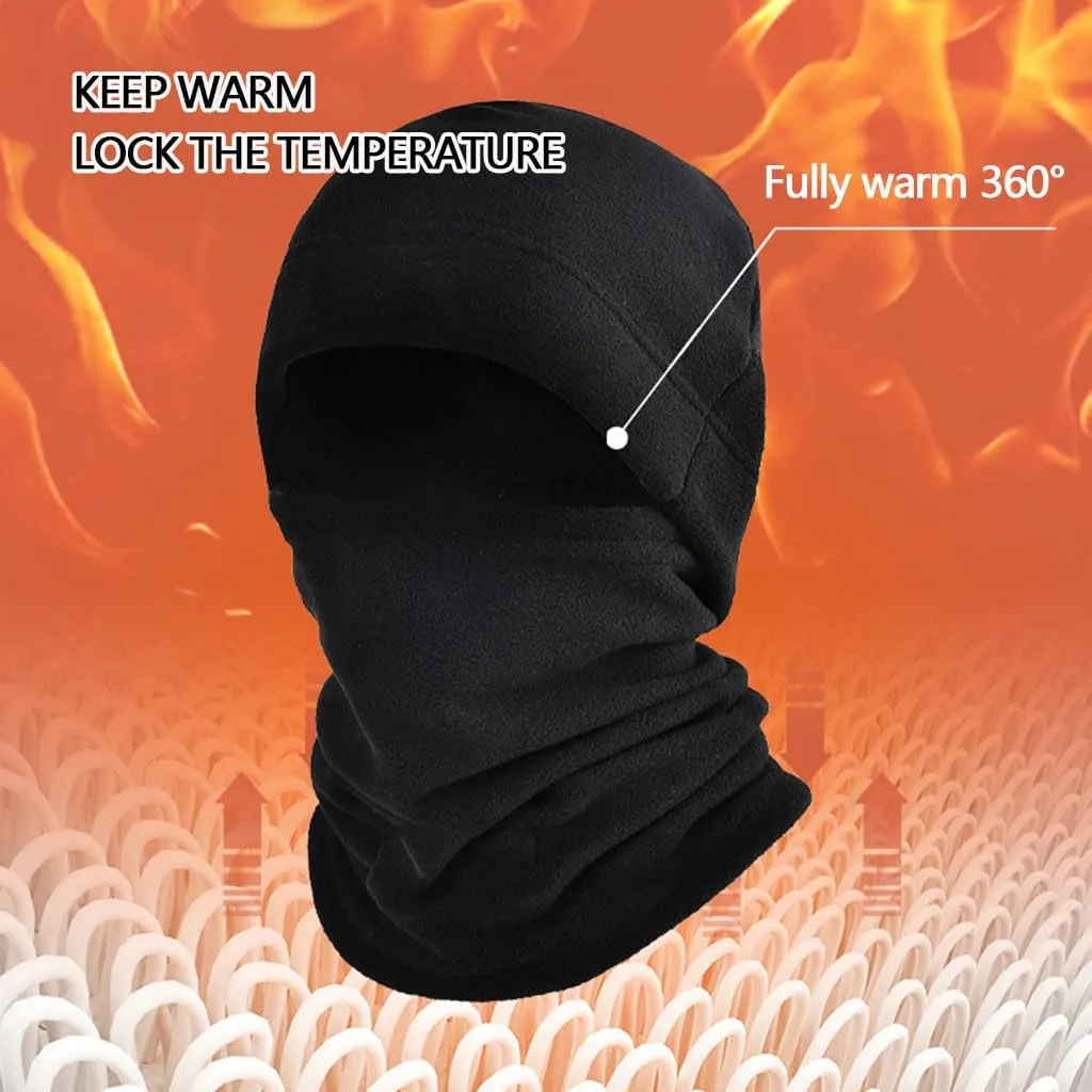 Winter Beanie Hat Scarf Touchscreen Gloves Set, Snow Warm Ski Skull Cap, Warm Thick Lined Neck Warmer for Men Women-E