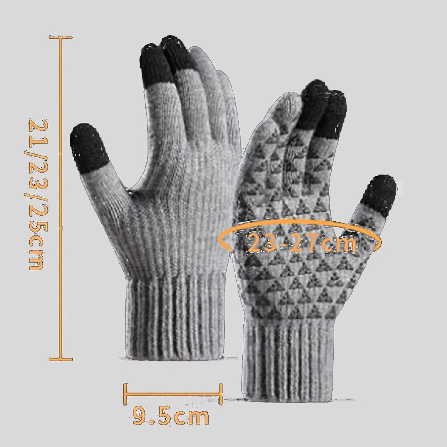 Women Winter Touchscreen Gloves Warm Lined Knit Winter Gloves with Touchscreen Fingers Gloves s Valentine's