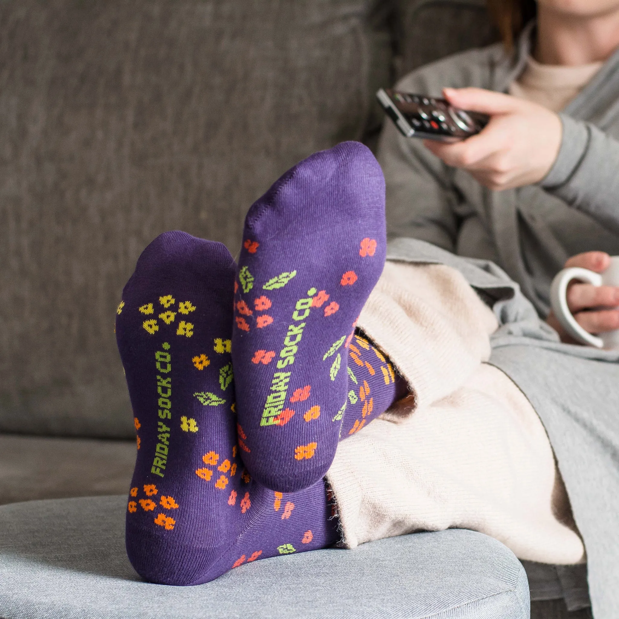 Women's Ombre Floral Socks