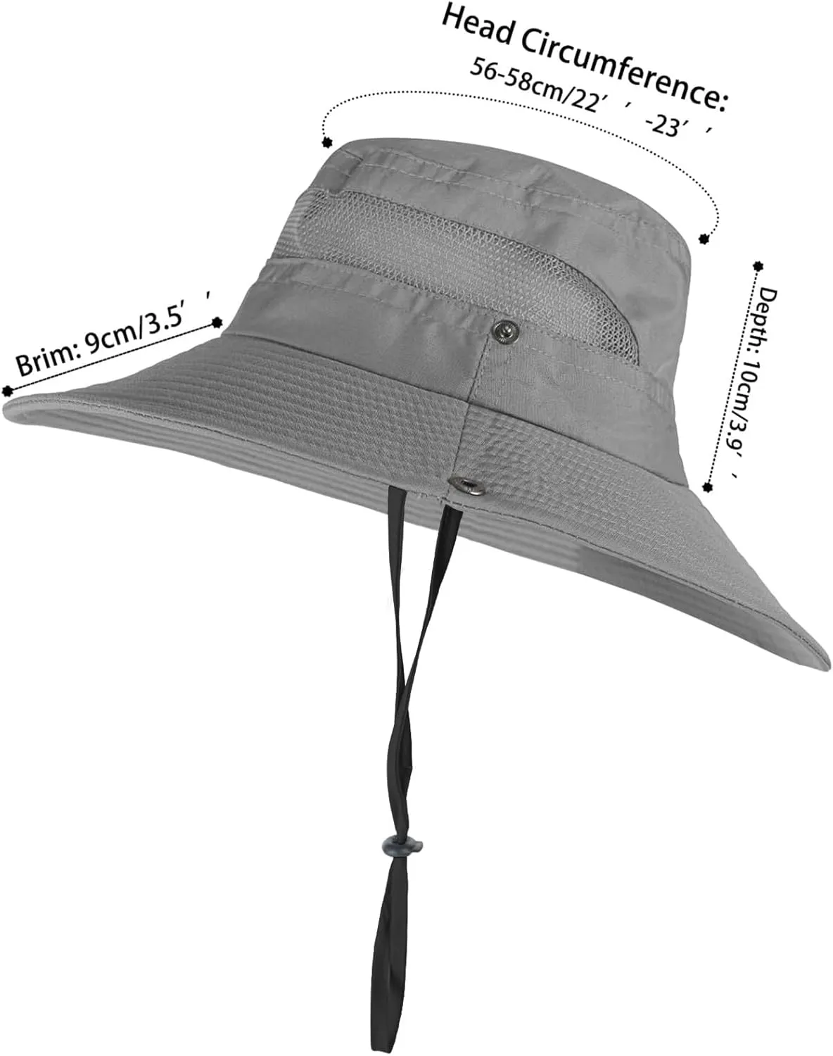 ZOORON Sun Hats for Men Women Fishing Hat UPF 50  Breathable Wide Brim for Safari Beach Hiking Garden