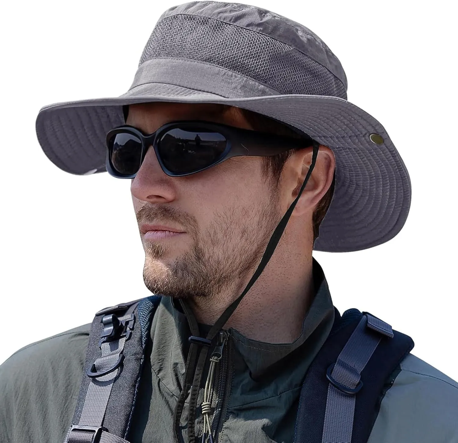 ZOORON Sun Hats for Men Women Fishing Hat UPF 50  Breathable Wide Brim for Safari Beach Hiking Garden